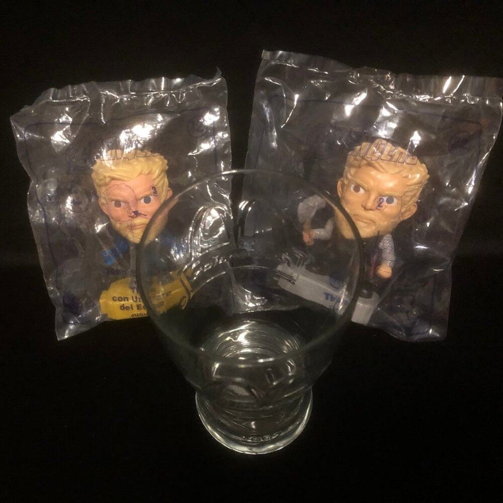 McDonald's Avengers Endgame Thor and glass Bundle